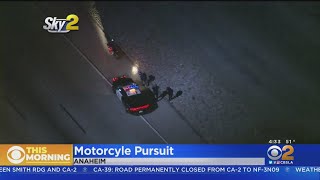 Street Racing Motorcyclist Arrested After High-Speed Chase From Woodland Hills To Anaheim