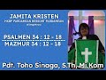 Jamita Terbaru Pdt. Toho Sinaga, S.Th, Mi.Kom - Psalmen 34 : 12 - 18