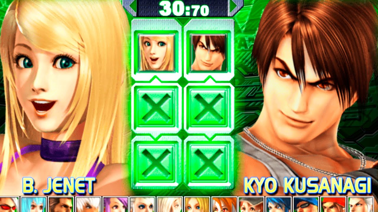 B.Jenet Vs Kyo Kusanagi - The King Of Fighters Maximum Impact ...