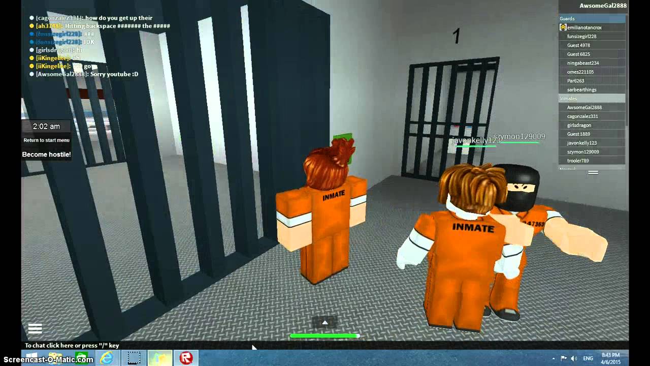 Включи сбегаем из тюрьмы из роблокса