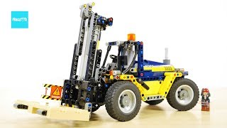 レゴ テクニック フォークリフト 42079 セット説明 5:24～ ／ LEGO Technic Heavy Duty Forklift