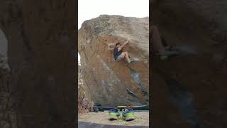 'Michael Caine SDS' (V12) -Buttermilk Boulders, Bishop