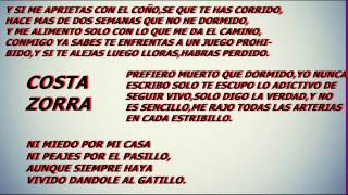 COSTA - JAGGER Y DIAZEPAM (LETRA)