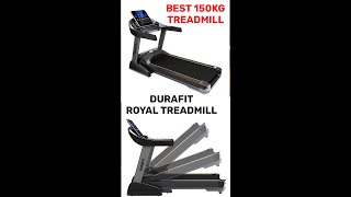 Best Treadmill 150kg user weight in India 2022 Review | Durafit Royal 6 HP Treadmill Review