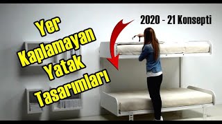 En Son Model Akıllı Yer Kaplamayan Yatak Tasarımları