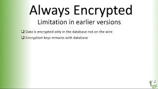 Always encrypted Introduction