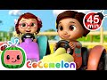 Nina's Chug Chug Tractor Race! + More Nina's Familia! | CoComelon Nursery Rhymes & Songs