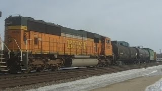 BNSF 4813 \u0026 8860 West, Savanna, IL