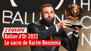 Karim Benzema (Real Madrid) sacré Ballon d'Or 2022