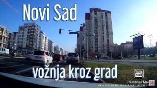 Novi Sad vožnja automobilom po gradu