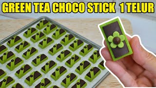 Green Tea Choco Stick Cookies