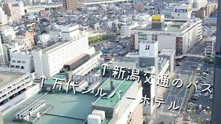 新潟日報 メディアシップ(万代シティ) 展望台から新潟の街を眺める(コメント記入ver.) 絶景 2021.05【記録】