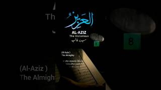 8. Al-Aziz (الْعَزِيزُ) The Victorious, The Mighty One |    سب پر غالب | Al-Asma-ul-Husna