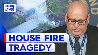 Police ramp up investigations into fatal house fire in Queensland | 9 News Australia