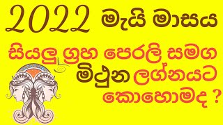 2022 මැයි මාසය මිතුන ලග්නයට  කොහොමද ?