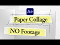 Paper Collage Title Animation | After Effects Tutorial