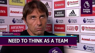 "We need to think as a team" - Conte reacts to the derby lost | Astro SuperSport