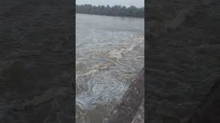 SwarnaMukhi Barrage Vakadu, Water Flow after Cyclone Effect.