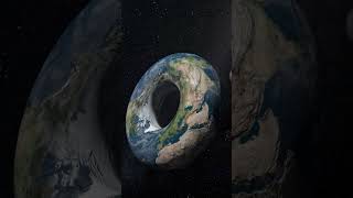 ¿Qué pasaría si la Tierra tuviera forma de rosquilla? #Shorts