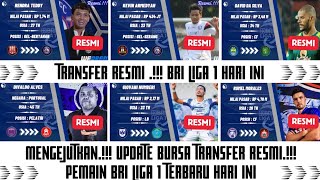 MENGEJUTKAN.!!! Info Update Bursa Transfer Resmi Pemain BRI Liga 1 Terbaru Hari Ini