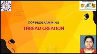 CREATING THREADS IN JAVA | OOP PROGRAMMING | SNS INSTITUTIONS