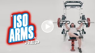 REP ISO Arms Infomercial | Our Newest Power Rack Attachment