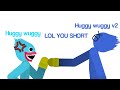 sticknodes huggy wuggy vs huggy wuggy v2 funny animation