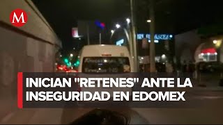 Transportistas de Edomex realizan recorridos de seguridad tras ola de extorsiones