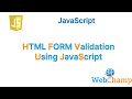 HTML Form Validation Made Easy with JavaScript: ASCII Codes and Field Validations