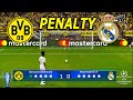 Borussia Dortmund vs Real Madrid | PENALTY - FINAL | UCL 2023/24 | PES Gameplay