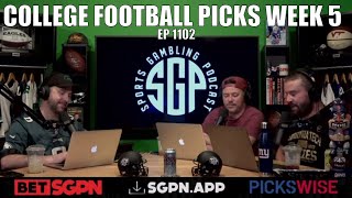 College Football Predictions Week 5 - SGP - College Football Picks & College Football Betting