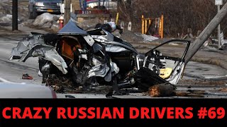 RUSSIAN DASHCAM- Crazy Drivers Car Crash Compilation #69