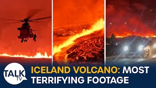 All The Most Terrifying Footage From The Iceland Volcano Eruption Explained