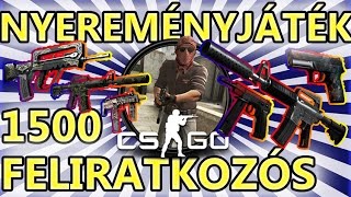 1500 FELIRATKOZÓS CSGO NYEREMÉNYJÁTÉK