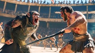 ملخص فيلم Gladiator محارب اسطورى بيقاتل اشرس مقاتلين روما علشان ينتقم من كل اللى قتـ لو عيلته