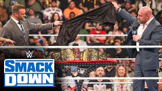 Triple H gifts new WWE Tag Team Titles to A-Town Down Under: SmackDown highlight