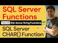 SQL Server Functions | SQL Server String Functions - SQL Server CHAR() Function #2 | 225. W3Schools