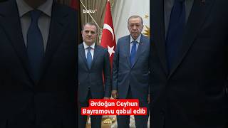 Ərdoğan Ceyhun Bayramovu qəbul edib