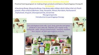 Gou/Cow Products and Medicine Practical Training-Bhakti Bhushan -6