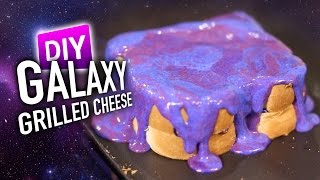 DIY GALAXY Grilled Cheese *MIRROR CHEESE GLAZE*