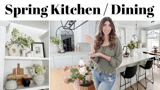 Spring Decorating The Kitchen & Dining Room 2023 / Spring Decorating Ideas with European Flare!