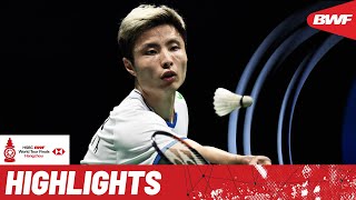 Shi Yu Qi goes the distance against Jonatan Christie in Group B