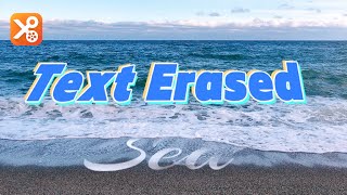 How to create text erased by wave effect with YouCut? | Beginner Friendly |