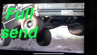 Square body blazer hitting jumps (Full Send)