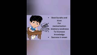 duas and Qur'anic Surahs for memorization|increase knowledge|memory weakness|The Quran Connection