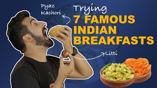 Trying 7 Famous Indian Breakfasts | Ft. Misal Pav \u0026 Roshogolla | The Urban Guide