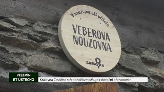 Velemín: Královna Českého středohoří umožňuje celoroční přenocování