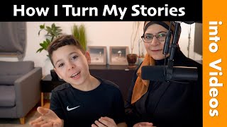 Behind the Scenes: How I Turn My Stories Into YouTube Videos