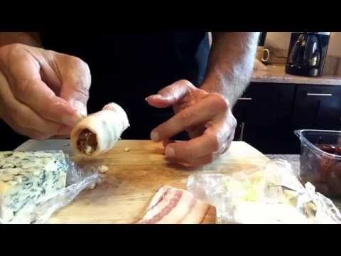 Bacon wrapped dates stuffed w/ blue cheese Bacon wrapped dates stuffed w/ blue cheese