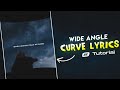 Wide Angle CURVE LYRICS EFFECT Tutorial in CapCut (easy method)